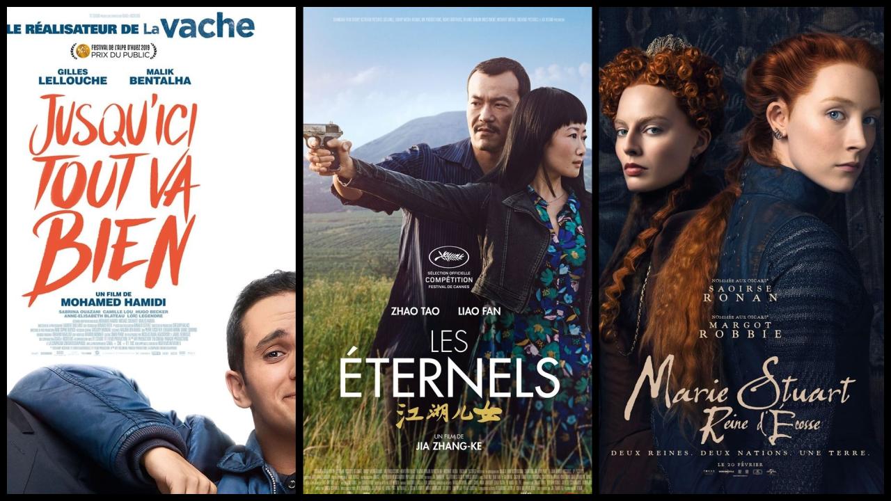 Jusqu’ici tout va bien, Les Éternels, Marie Stuart, reine d’Écosse : les films au cinéma cette semaine