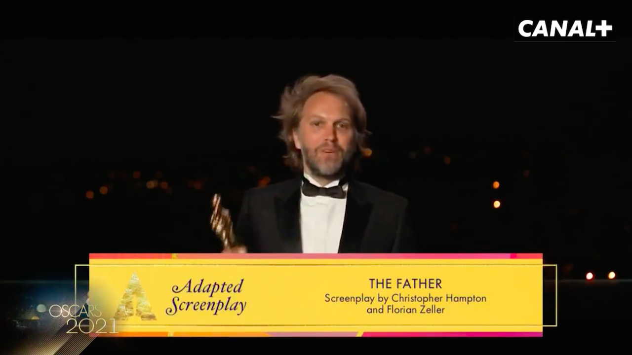 Florian Zeller Oscar du meilleur scénario adapté pour The Father