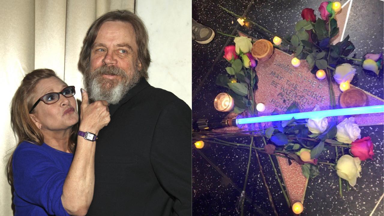 Carrie Fisher va avoir son étoile à Hollywood : Mark Hamill jubile 