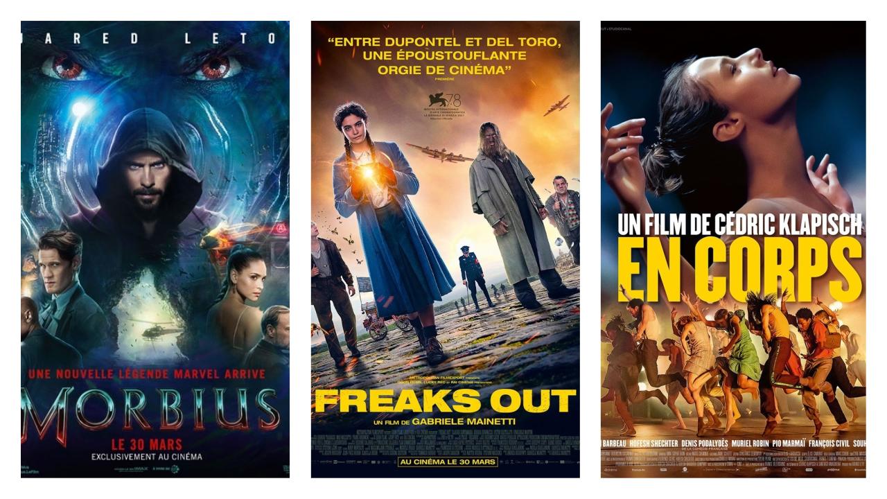 Affiches sorties de film mercredi 30 mars 2022