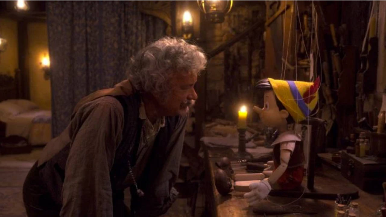 Tom Hanks en Geppetto