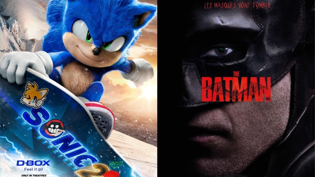 Box-office français du 5 avril : Sonic 2 double The Batman