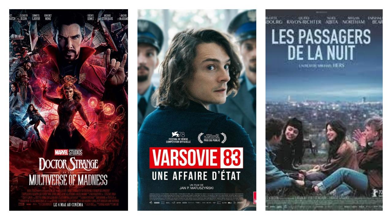 Affiche sorties de films mercredi 4 mai 2022