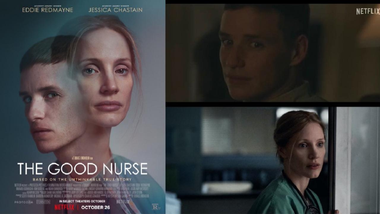 Eddie Redmayne en infirmier assassin pour Netflix face à Jessica Chastain [bande-annonce]