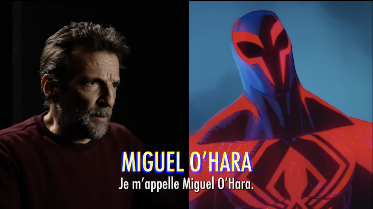 Mathieu Kassovitz double le personnage de Miguel O'Hara dans Spider-Man : Across the Spider-Verse