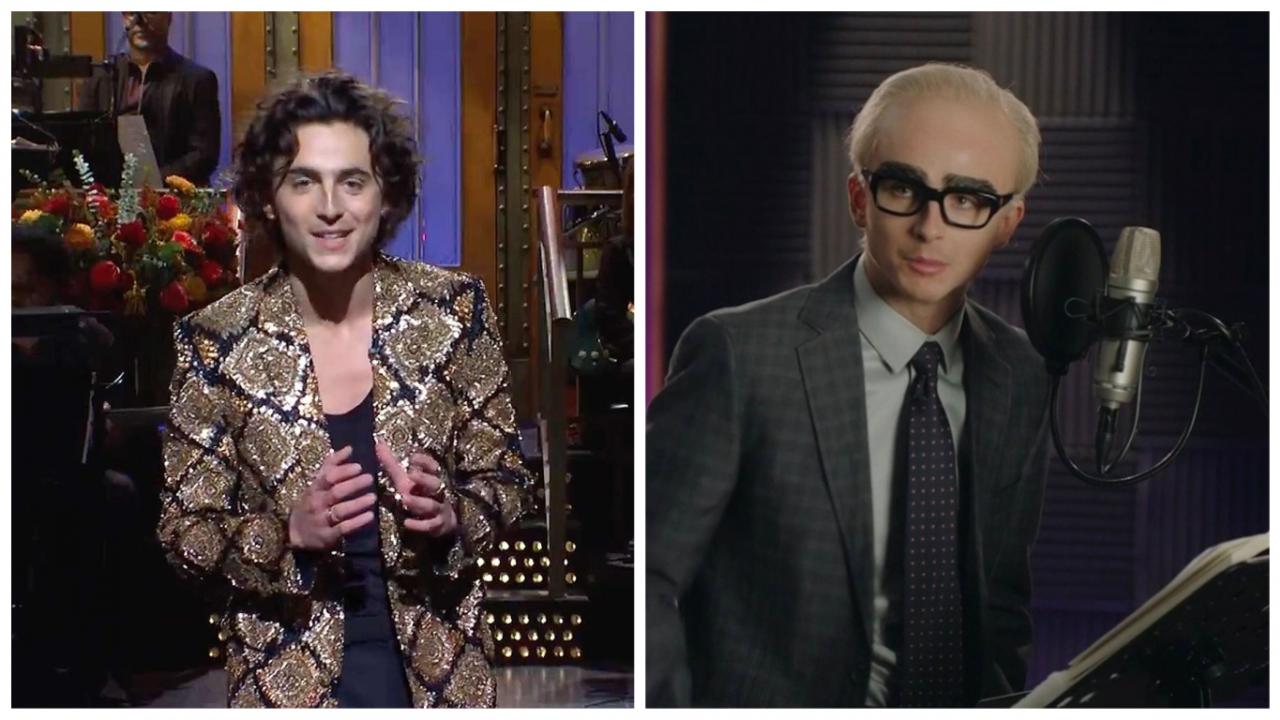 Timothée Chalamet au SNL