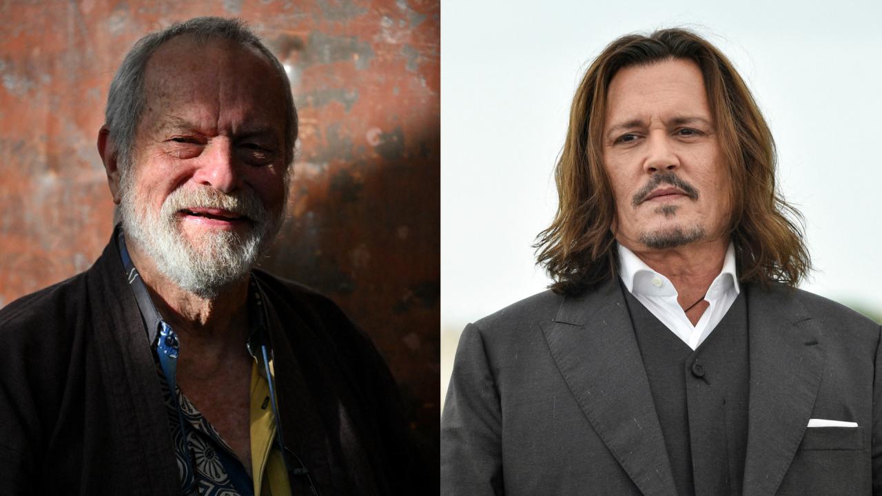 Terry Gilliam et Johnny Depp