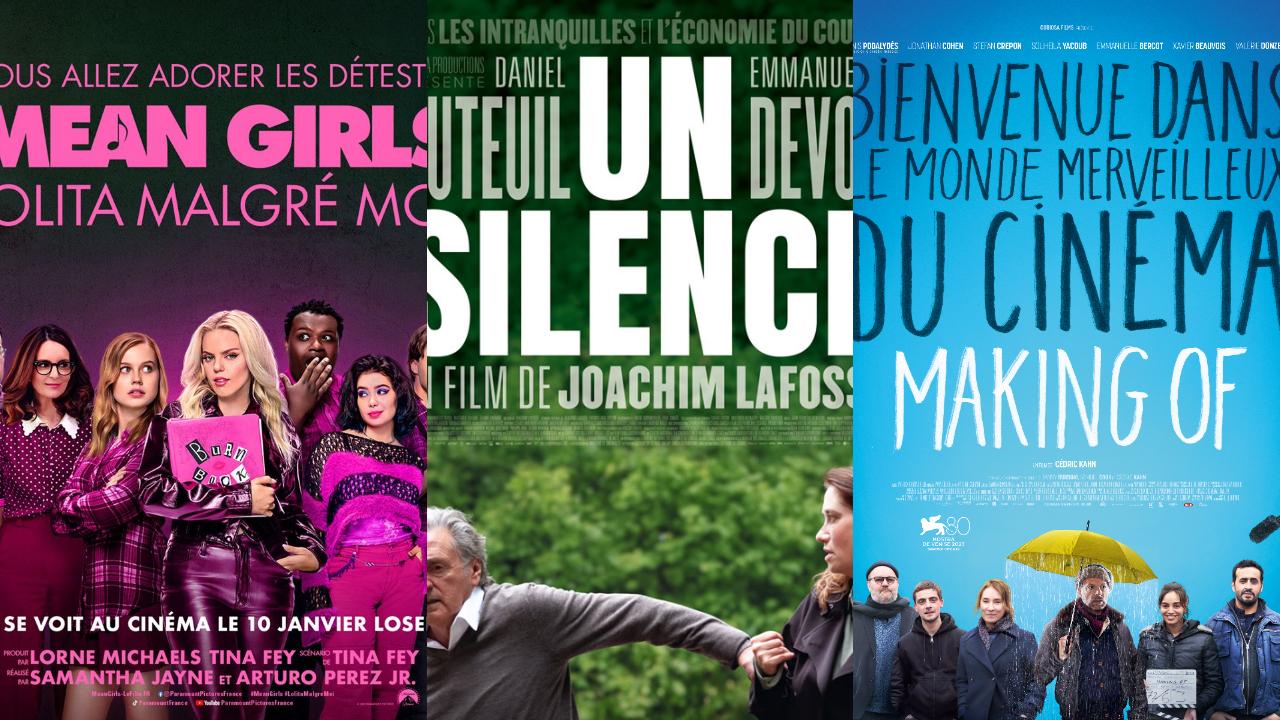 Affiches Films à l'affiche mercredi 10 janvier 2024