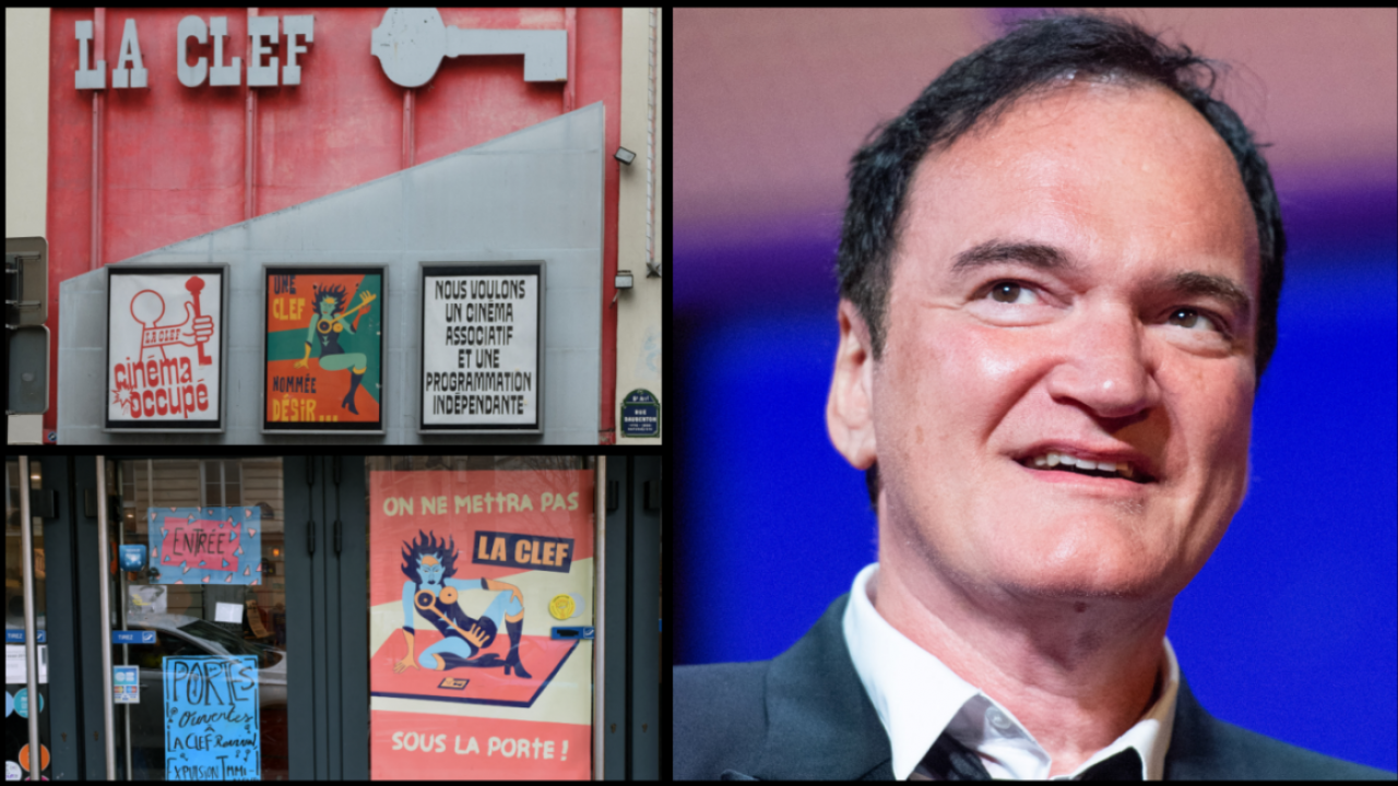 Quentin Tarantino aide à sauver un cinéma parisien historique 