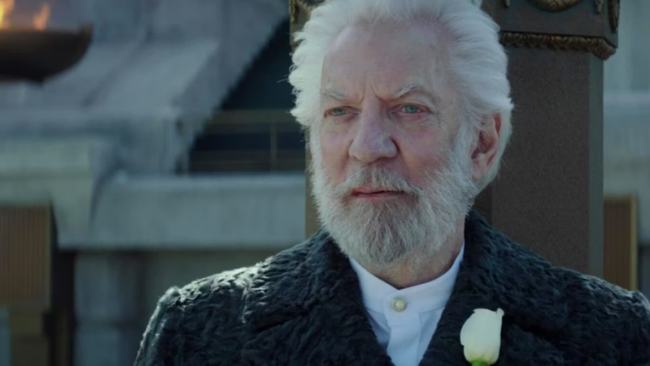 Pourquoi Donald Sutherland voulait absolument jouer le président Snow dans Hunger Games 