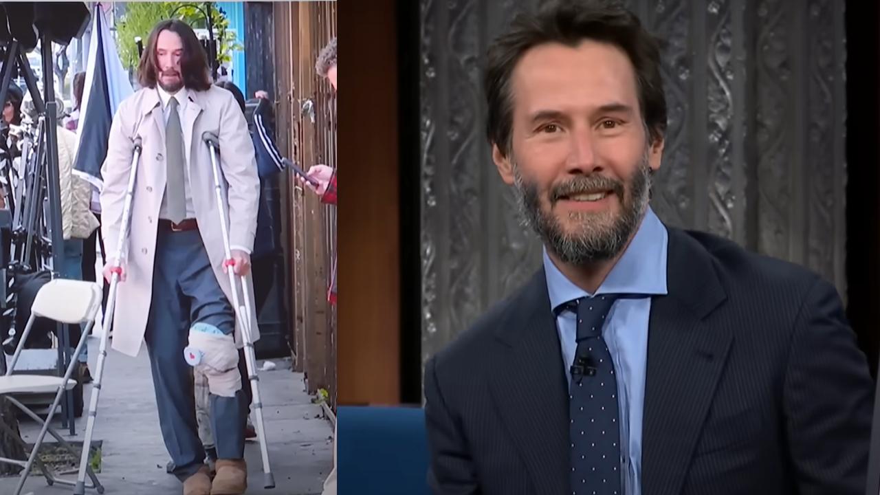 Keanu Reeves s'est blessé sur la comédie d'Aziz Ansari : "Mon genou a craqué comme une chips !"