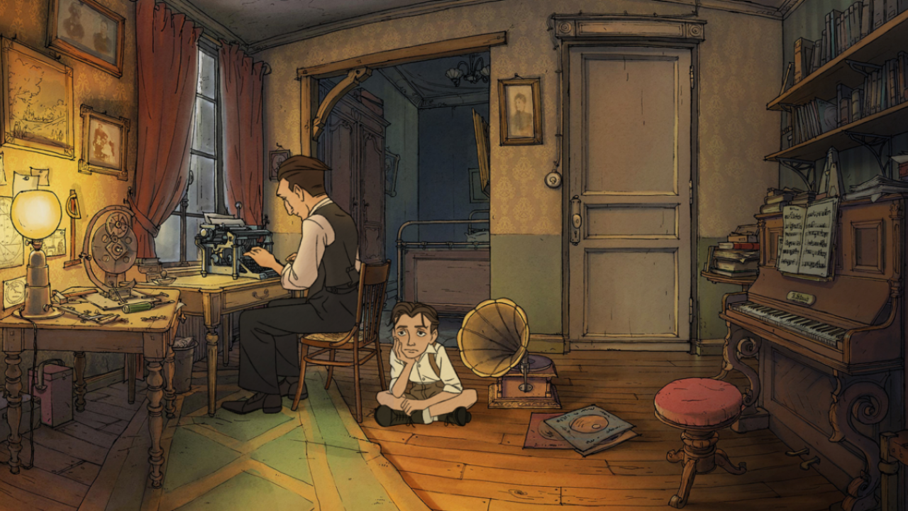 Premières photos de Marcel et Monsieur Pagnol, de Sylvain Chomet (Les Triplettes de Belleville)