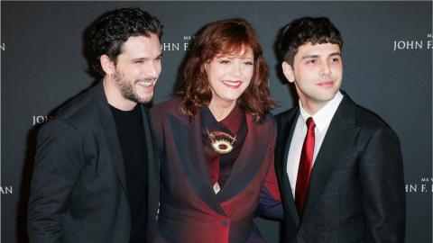 Kit Harington, Susan Sarandon et Xavier Dolan, radieux à l'avant-première parisienne de Ma Vie avec John F. Donovan