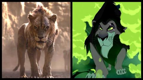 Le Roi Lion 1994 vs 2019 : Scar