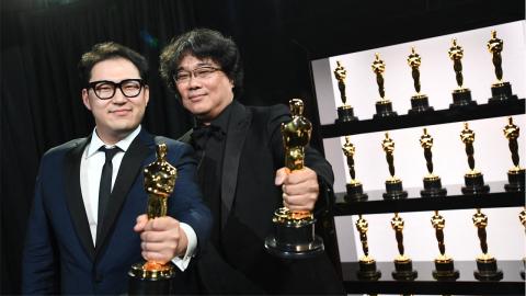 Oscars 2020 : Bong Joon-ho et le scénariste de Parasite Han Jin-won