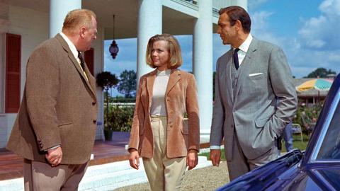 Honor Blackman et Sean Connery dans Goldfinger (1964)