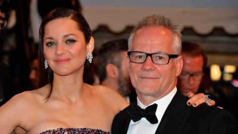 Marion Cotillard et Thierry Frémaux au Festival de Cannes 2015