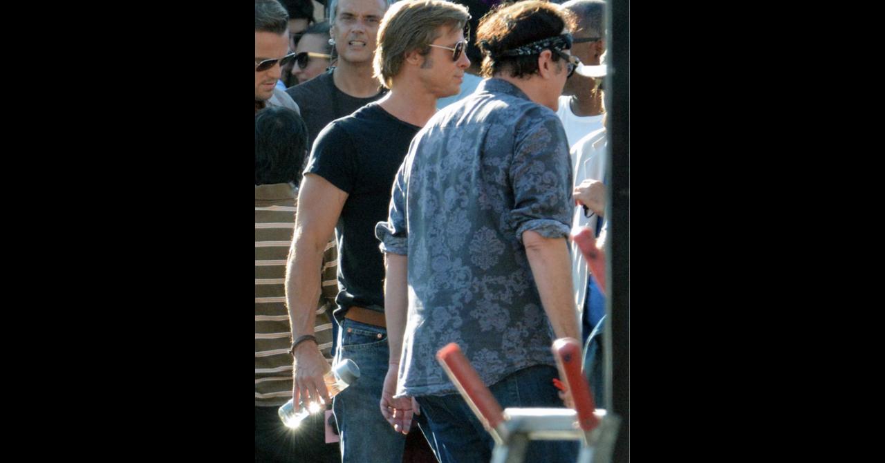 Once Upon a Time in Hollywood : Leonardo DiCaprio et Brad Pitt sur le tournage du prochain Quentin Tarantino