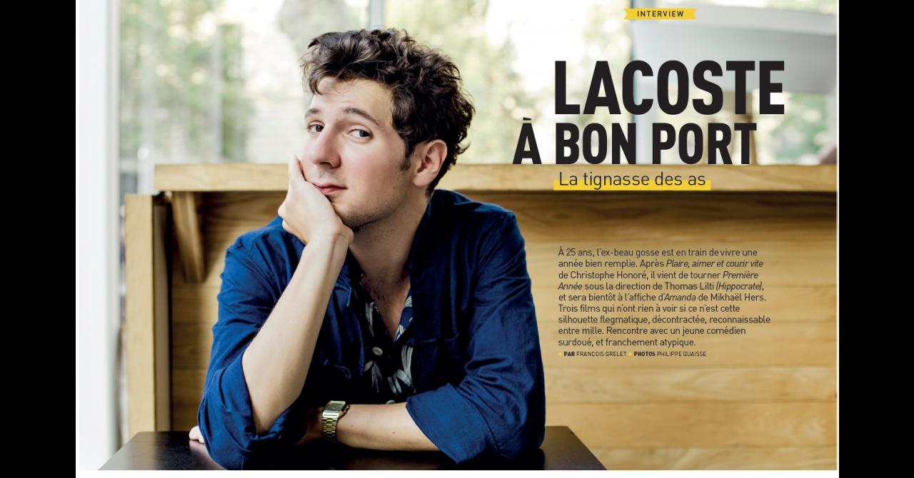 Première n°488 : Interview de Vincent Lacoste