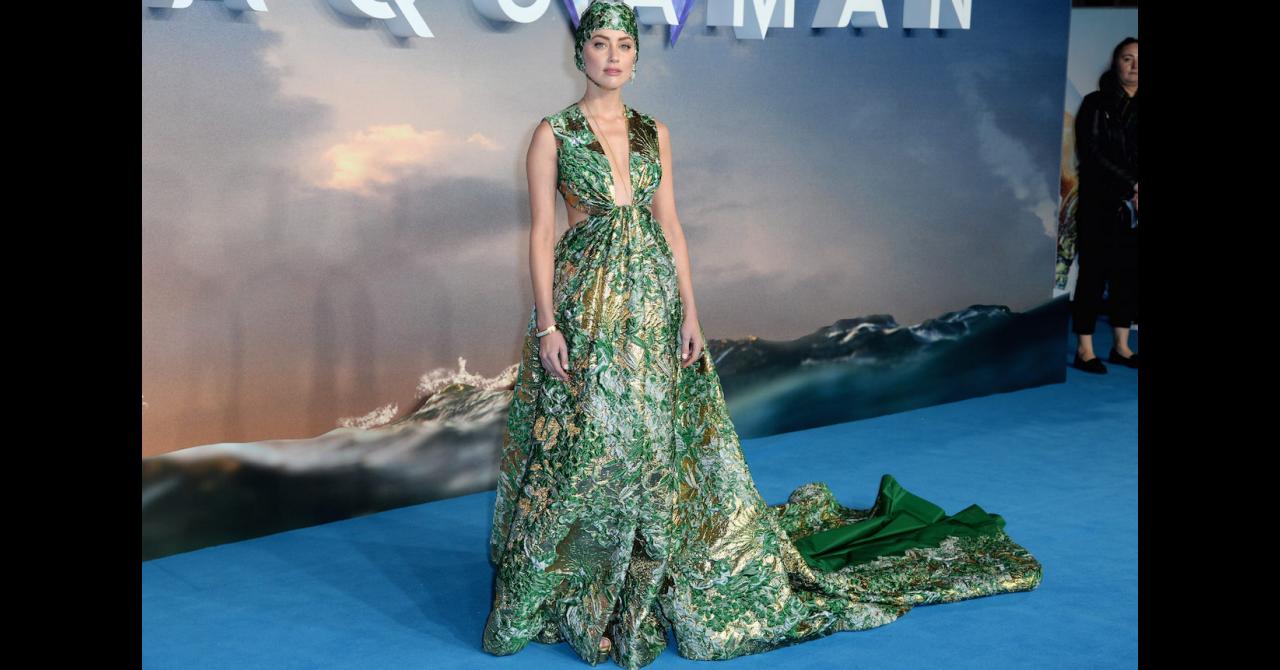 Amber Heard avant-première Aquaman