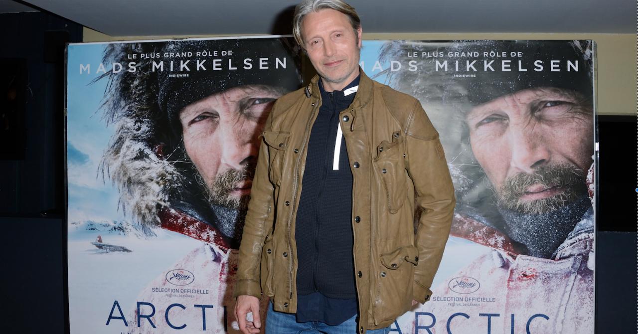 Mads Mikkelsen à l'avant première d'Arctic à l'UGC des Halles