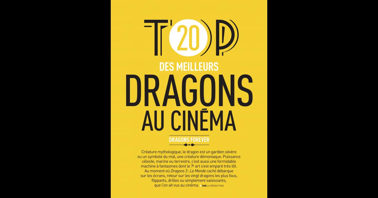 Première n°493 : Le top 20 des meilleurs dragons au cinéma