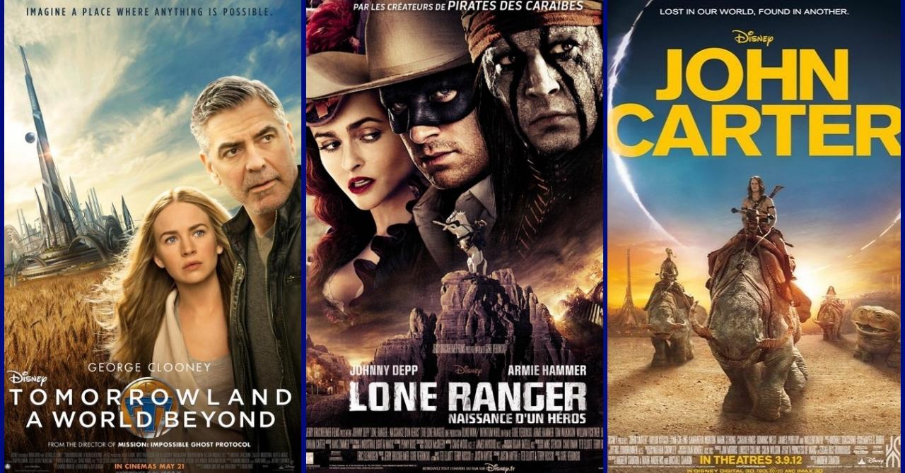 A la poursuite de demain, Lone Ranger, John Carter : trois flops de Disney à réhabiliter