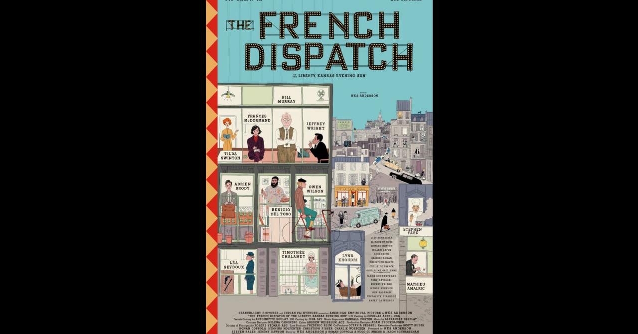 The French Dispatch affiche