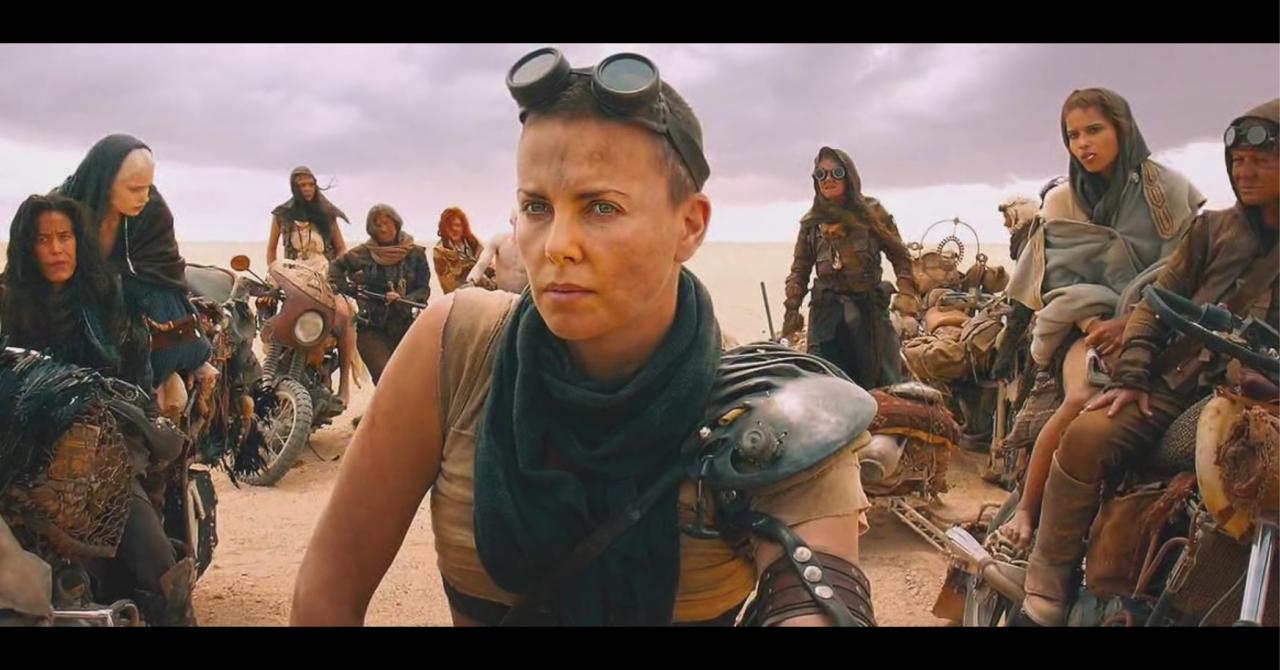 Charlize Theron en Furiosa dans Max Max : Fury Road (2015)