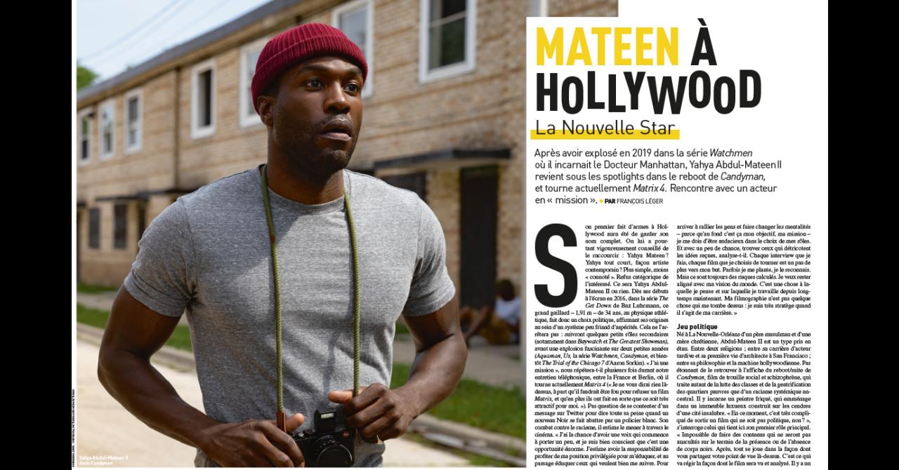 Première n°511 : Portrait de Yahya Abdul-Mateen II