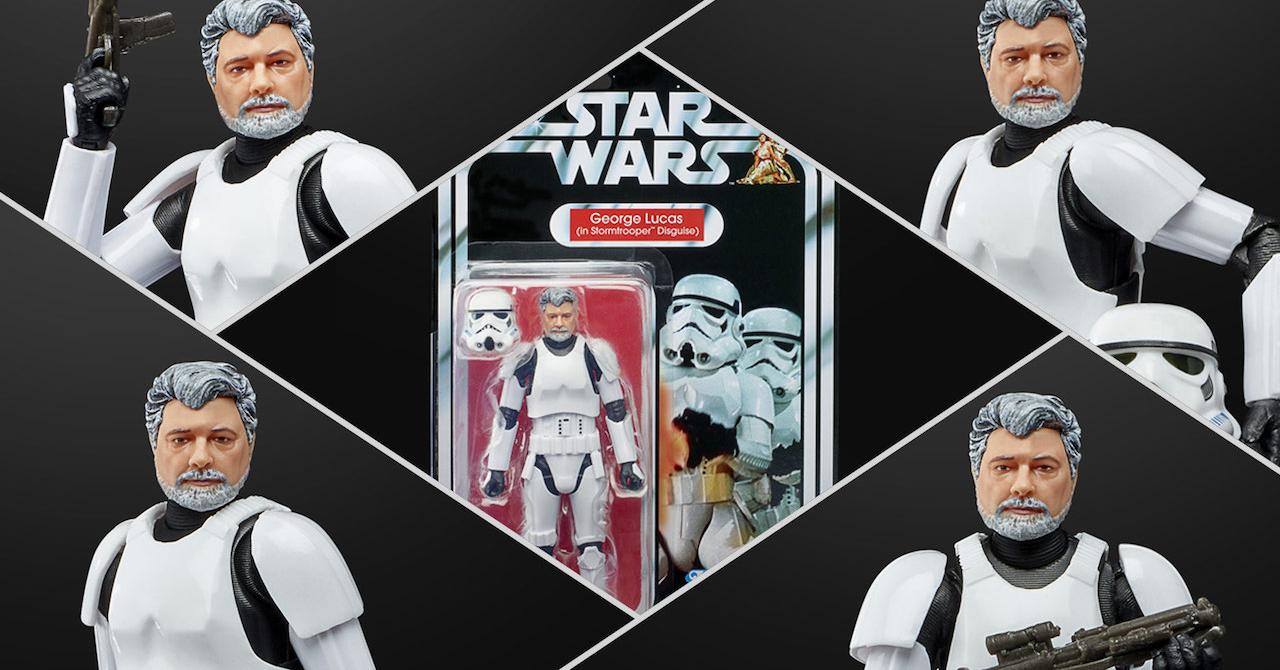 George Lucas en Stormtrooper - Hasbro