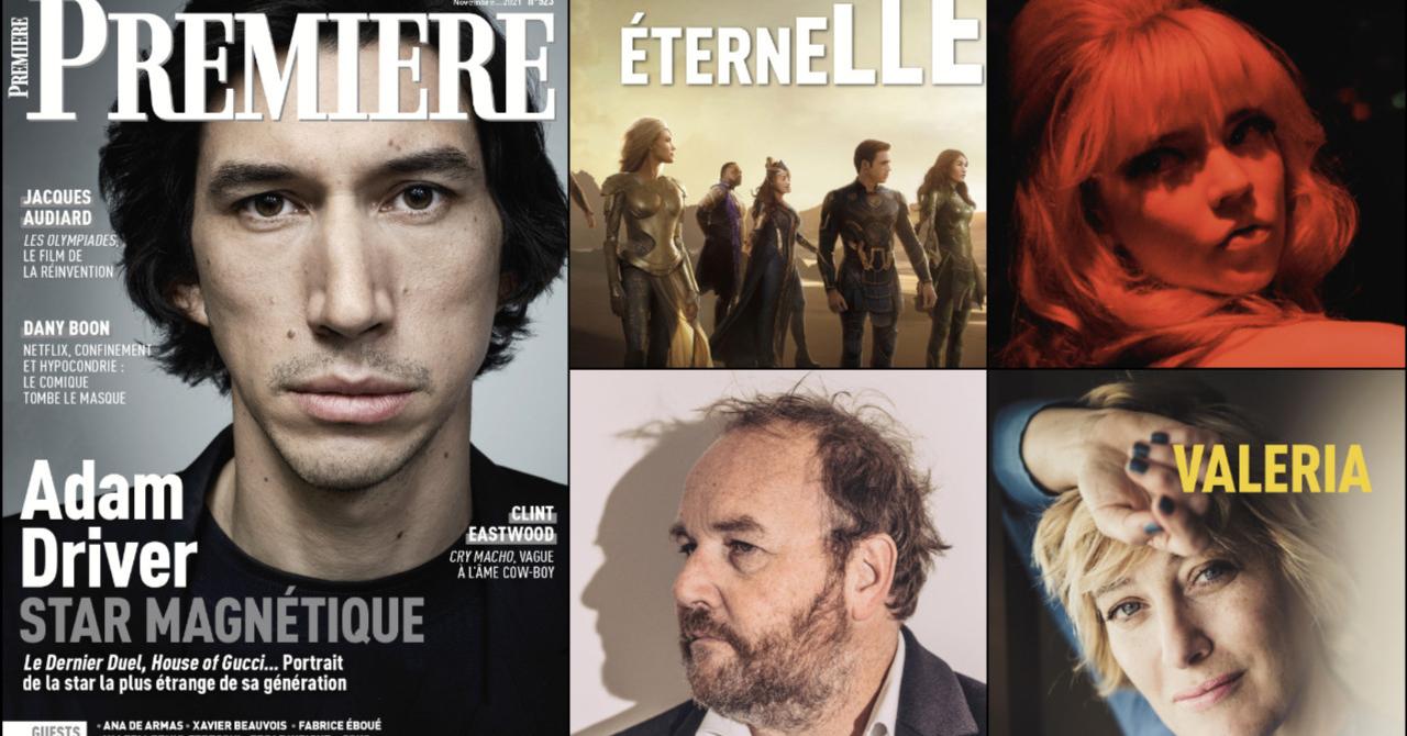 Sommaire de Première n°523 : Adam Driver, Clint Eastwood, Les Eternels, Valeria Bruni-Tedeschi, Dany Boon, Edgar Wright...