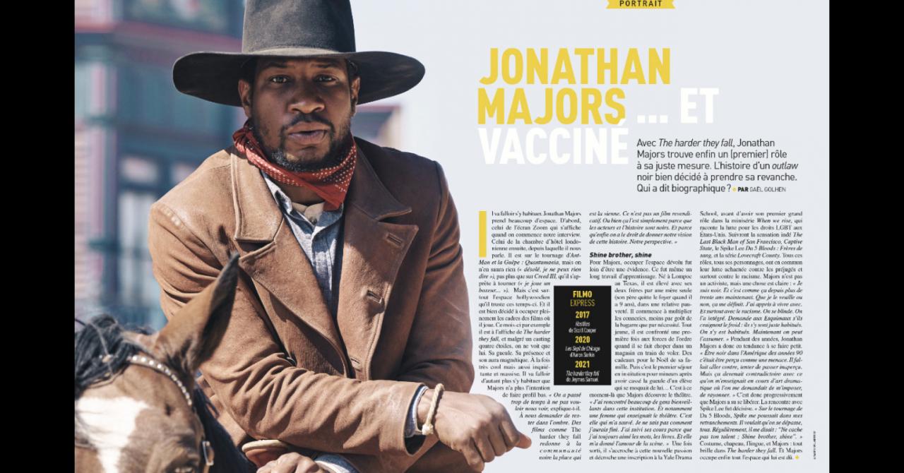 Première n°523 : Portrait de Jonathan Majors