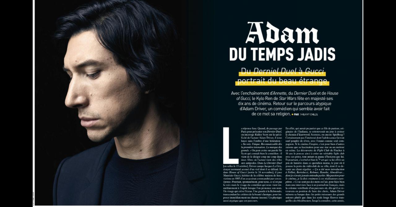 Première n°523 : Adam Driver est en couverture