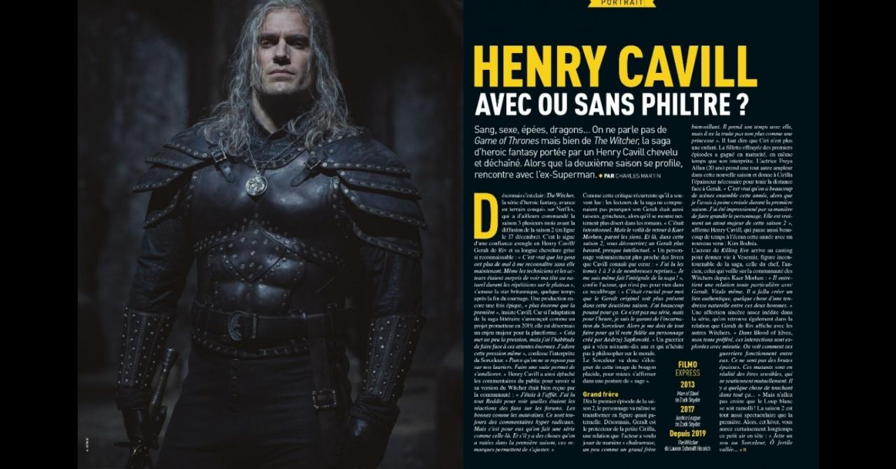 Première n°524 : Portrait de Henry Cavill