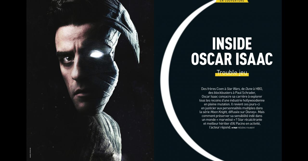 Première n°528 : Oscar Isaac est en couverture pour Moon Knight