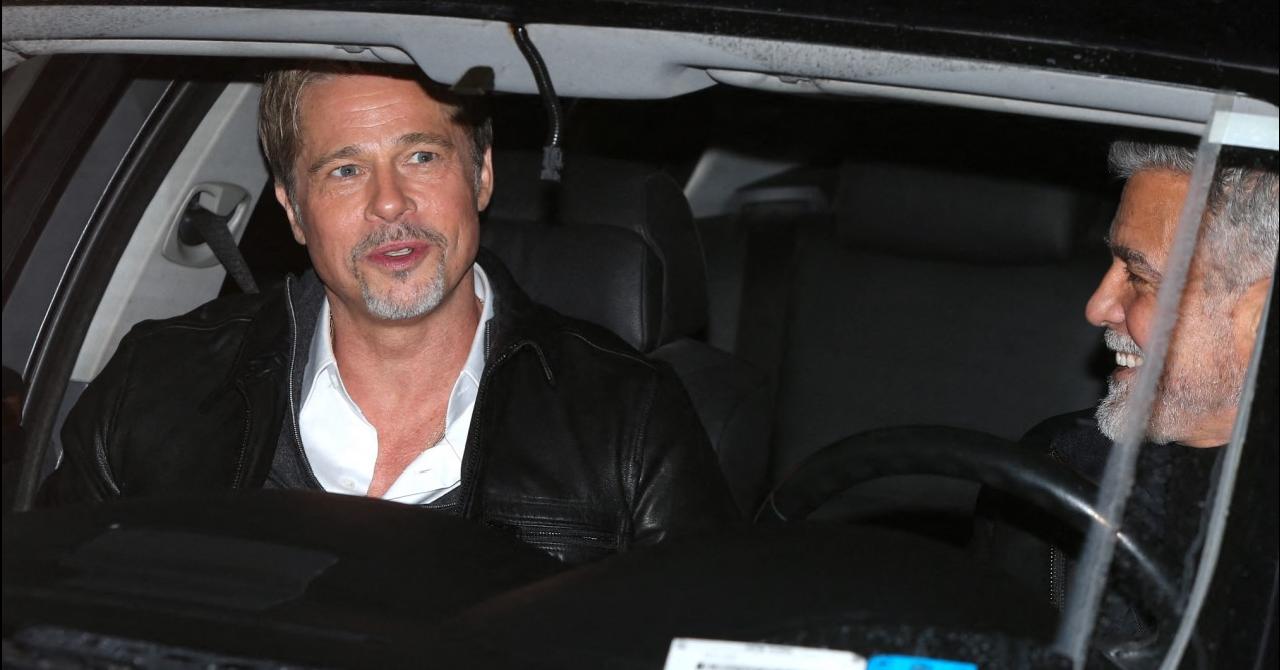 Brad Pitt et George Clooney se retrouvent à New York pour tourner Wolves, de Jon Watts [photos]