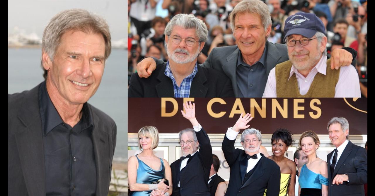 Il y a 15 ans, Harrison Ford était déjà la star de Cannes [photos]