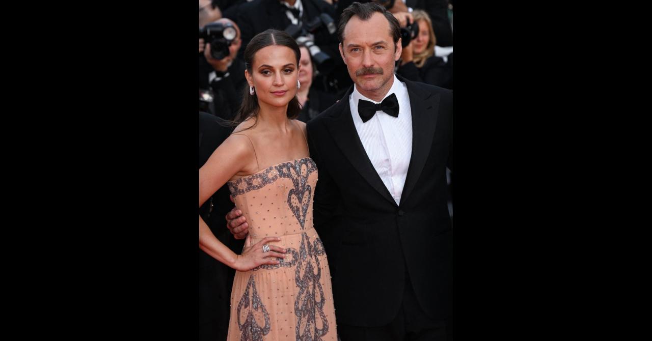 Alicia Vikander acclamée en "reine moderne" et Jude Law en Henry VIII cruel à Cannes [photos et vidéo]