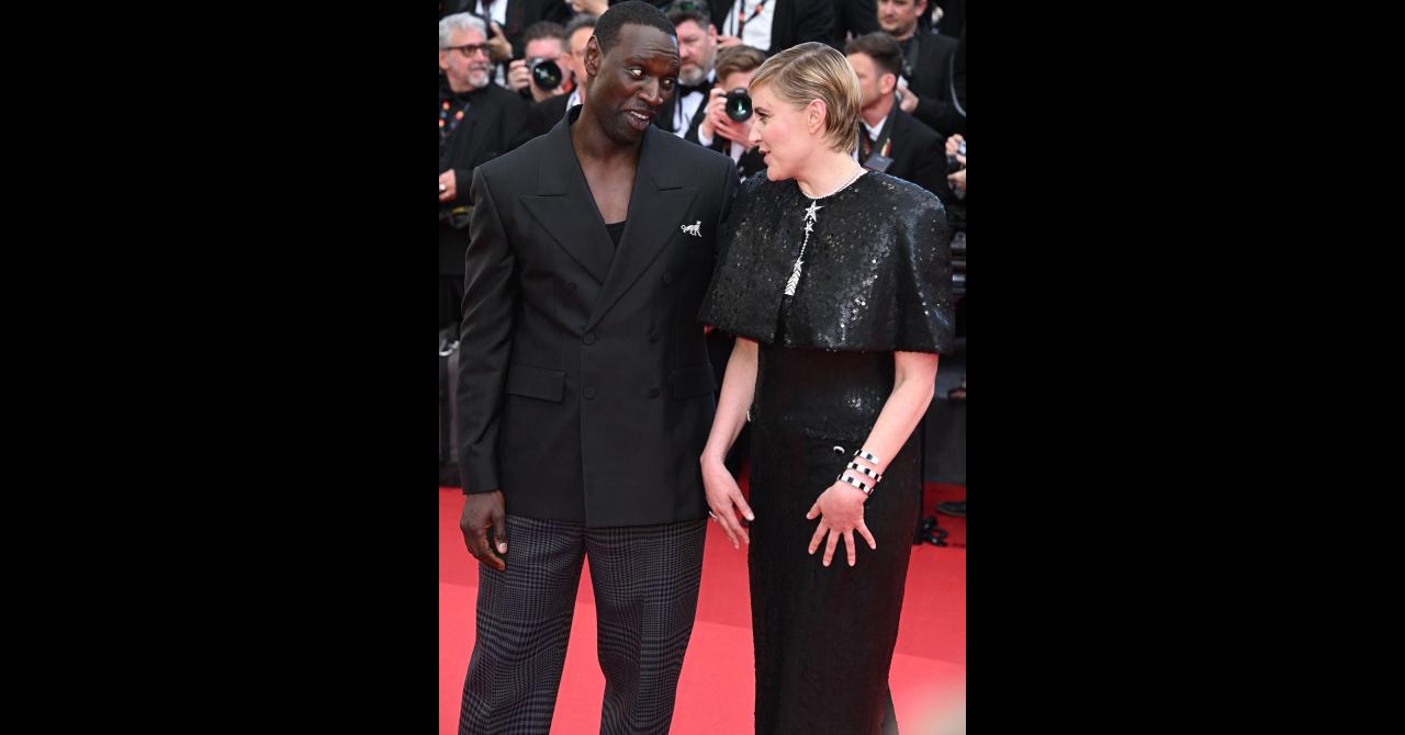 Omar Sy et Greta Gerwig à la montée des marches de Megalopolis