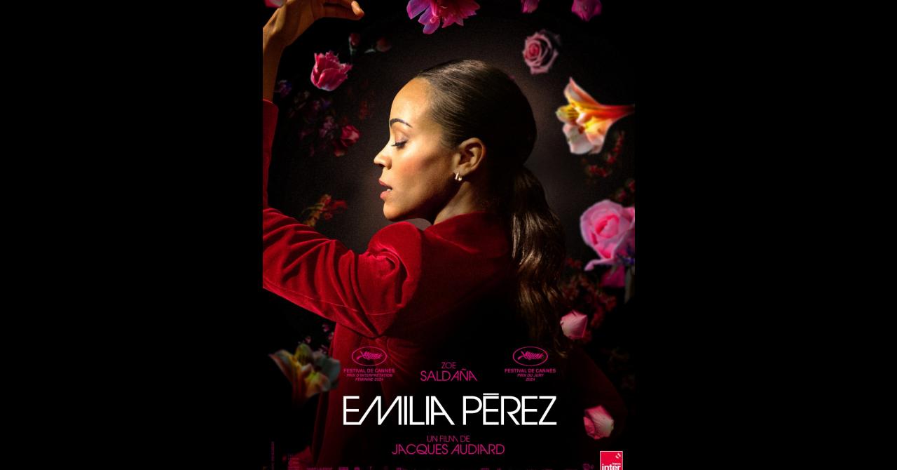 Emilia Perez affiche zoe saldana