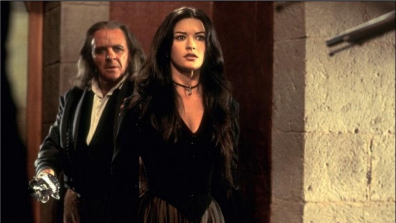 Catherine Zeta-Jones avec Anthony Hopkins dans Le Masque de Zorro (1998)