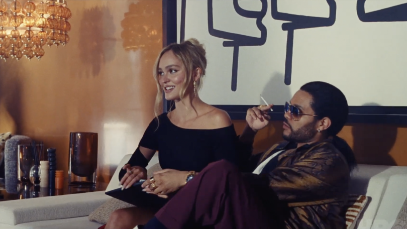 Lily-Rose Depp et The Weeknd dans The Idol