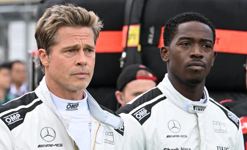 Brad Pitt à Silverstone pour son film de Formule 1