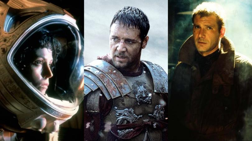 Alien, Gladiator et Blade Runner de Ridley Scott