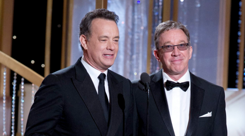 Tom Hanks et Tim Allen aux Golden Globes 2011