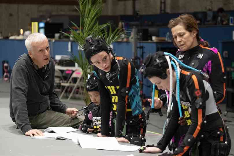 James Cameron sur le tournage d'Avatar 3